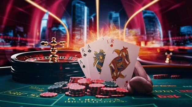 Professional live dealer managing a blackjack game on nomor slot